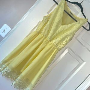 Yellow Lace Dress